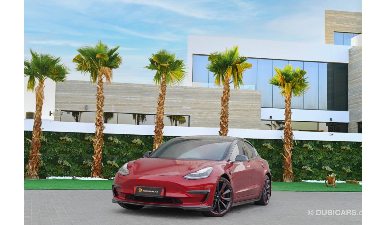 تيسلا موديل 3 Performance | 4,111 P.M  | 0% Downpayment | Tesla Warranty! | Low Mileage!