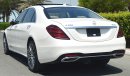 Mercedes-Benz S 560 2018, 4.0L V8-biturbo 4Matic, GCC, 0km with 2 Years Unlimited Mileage Warranty