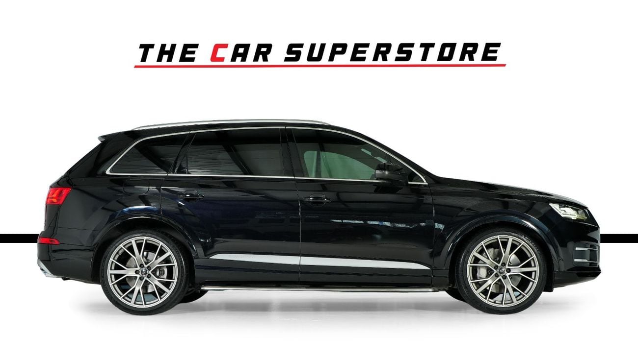 Audi Q7 55 TFSI GCC-7 Seats-Premium Leather Interior-22 Inch S Design Rims-Excellent Condition