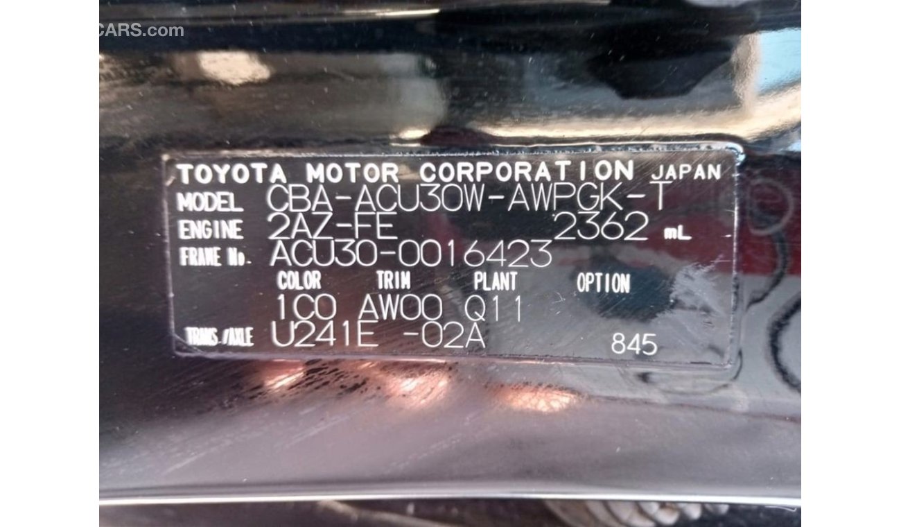 Toyota Harrier TOYOTA HARRIER RIGHT HAND DRIVE (PM1023)