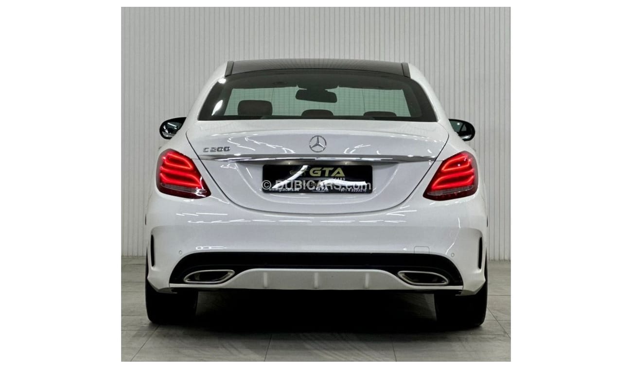 مرسيدس بنز C 200 Std 2017 Mercedes Benz C200 AMG, Warranty, Service History, Excellent Condition, GCC