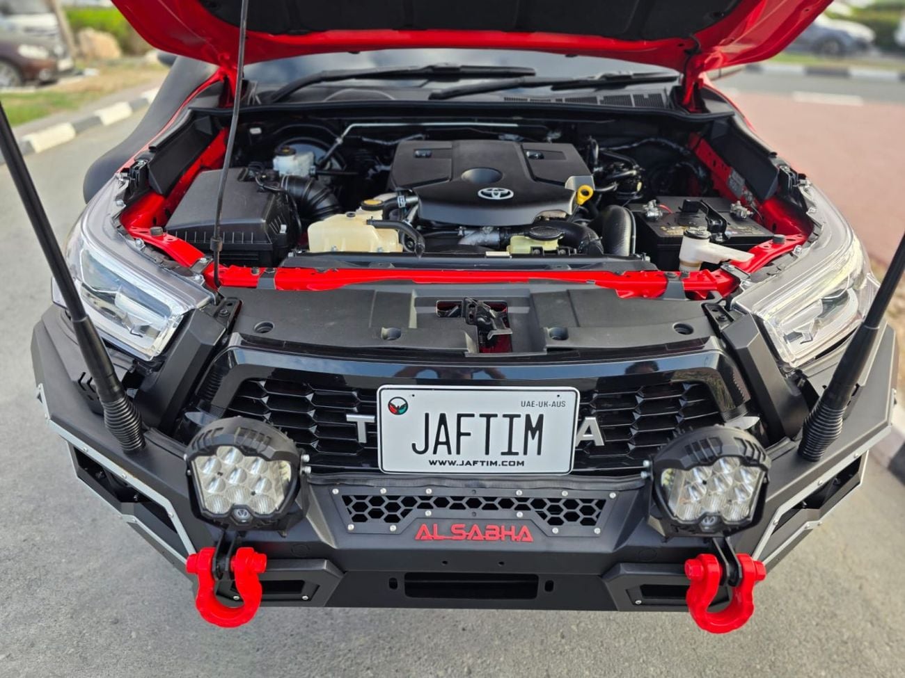 Toyota Hilux 2016 | 2.8L DIESEL | MT | RHD | GR SPORTS MODIFIED | SMART CAB | HEAVY BULL BAR WITH LED LIGHTS | RO