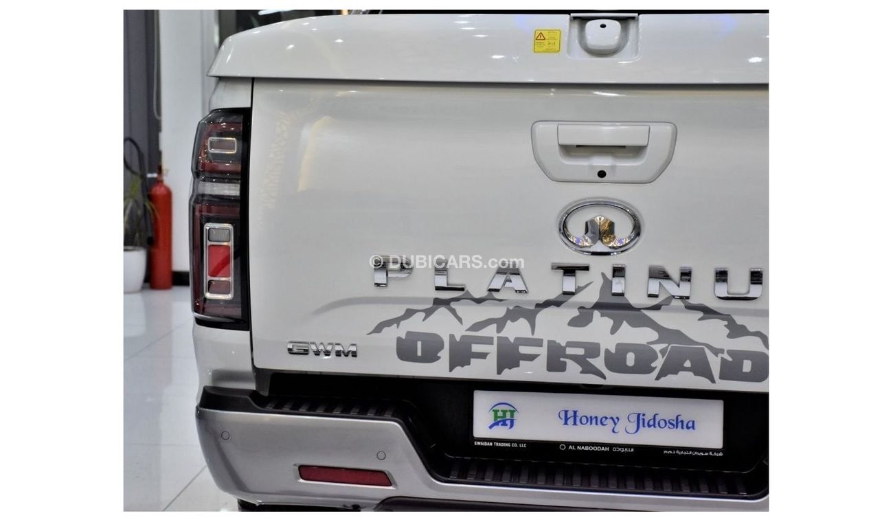 Great Wall Poer EXCELLENT DEAL for our Great Wall POER ( PLATINUM GMW ) 2022 Model / White Color GCC Specs