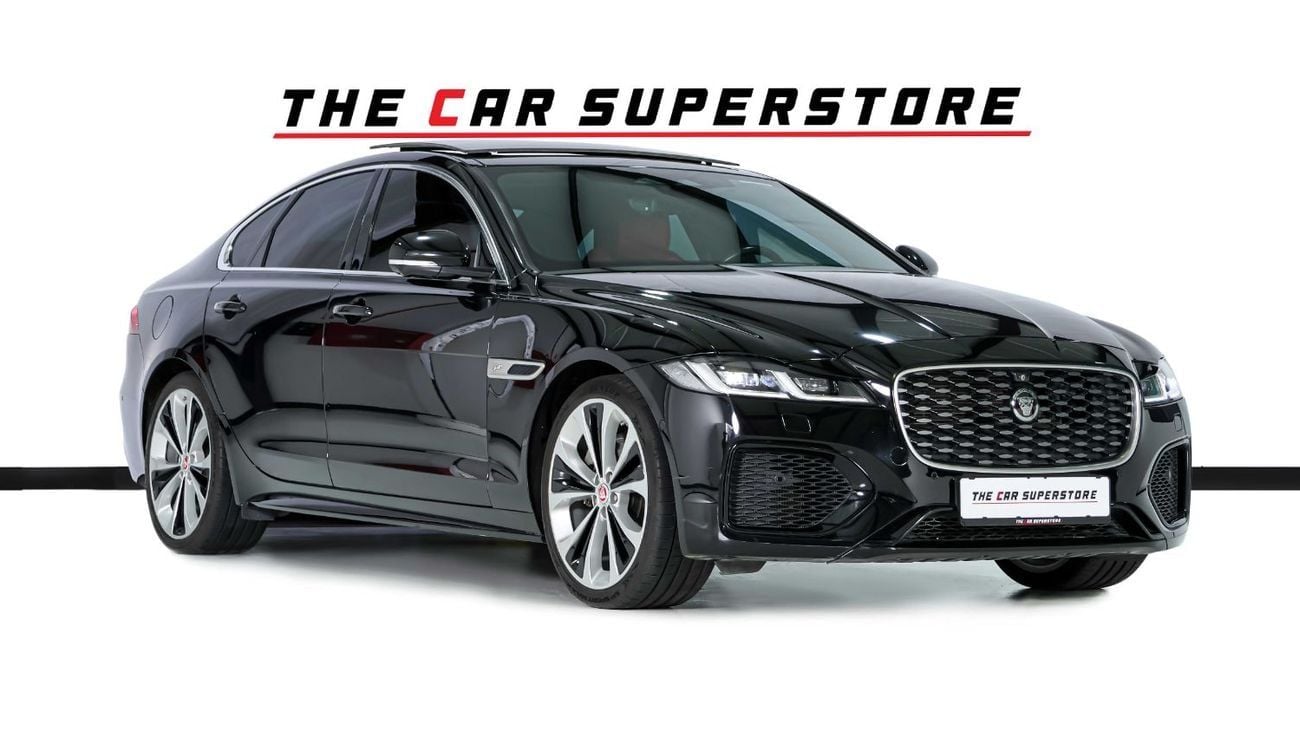 Jaguar XF R-Sport 3.0L Al Tayer Full Service History-Red/Black Full Leather Interior-Premium Sound System