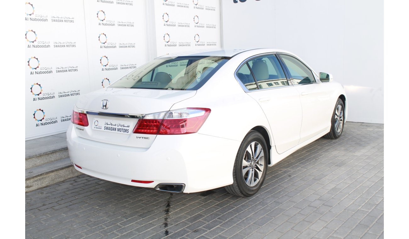 هوندا أكورد 2.4L EX 2015 MODEL WITH WARRANTY