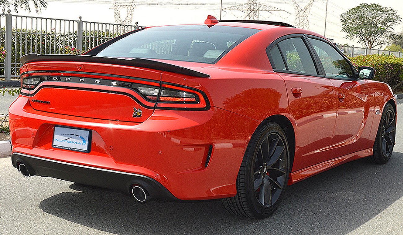 Dodge Charger 2019, Scatpack SRT 392, 6.4L V8 HEMI GCC, 0KM with 3 Years or 100,000km Warranty