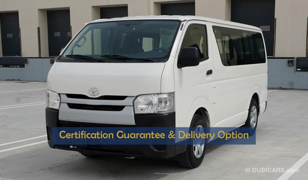 Toyota Hiace Certified Vehicle with Delivery option; Hiace (GCC Specs) in good condition(Code : 9396)