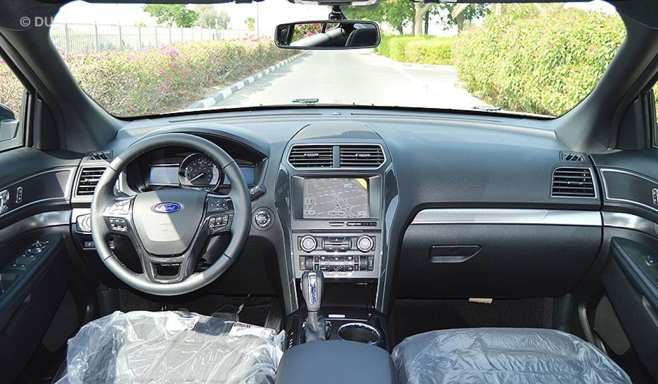 Ford Explorer XLT 2018, Ecoboost AWD GCC, 0km # 7-Seater # Turbo