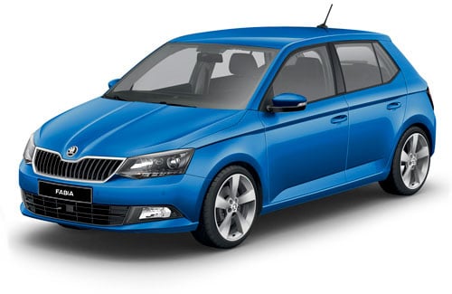 Skoda Fabia cover - Front Left Angled