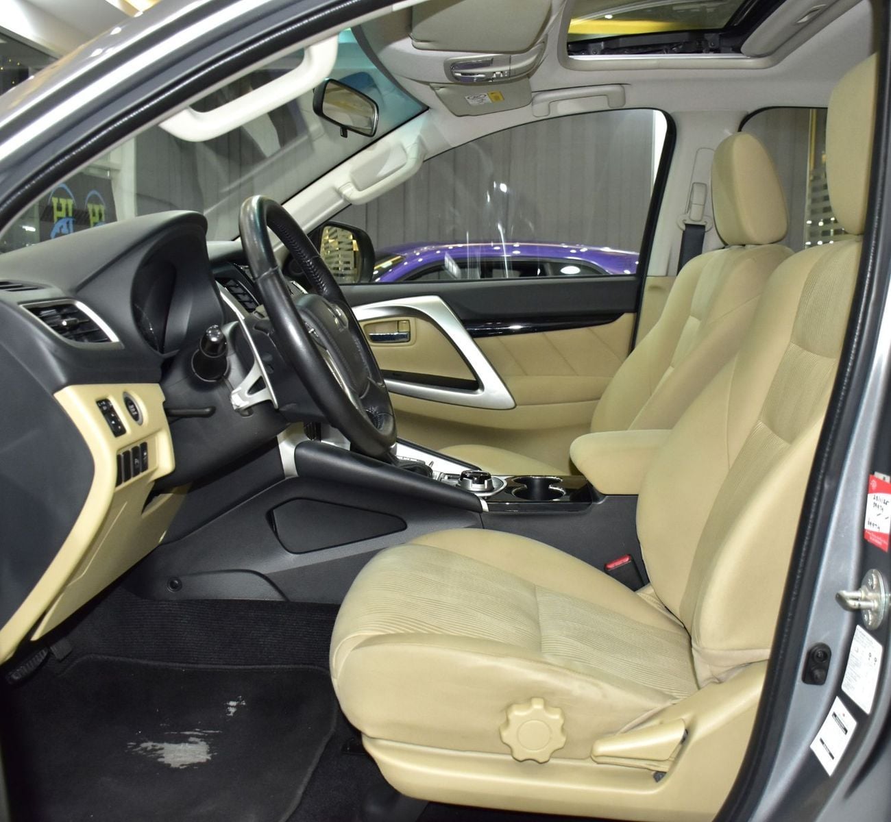 ميتسوبيشي مونتيرو سبورت GLS EXCELLENT DEAL for our Mitsubishi Montero Sport ( 2019 Model ) in Silver Color GCC Specs