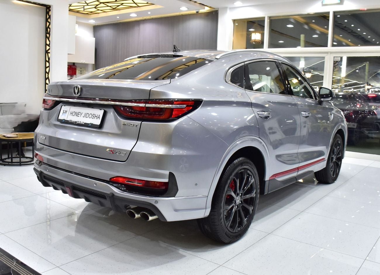 Changan CS85 PREMIUM EXCELLENT DEAL for our Changan CS85 360T ( 2023 Model ) in Silver Color GCC Specs