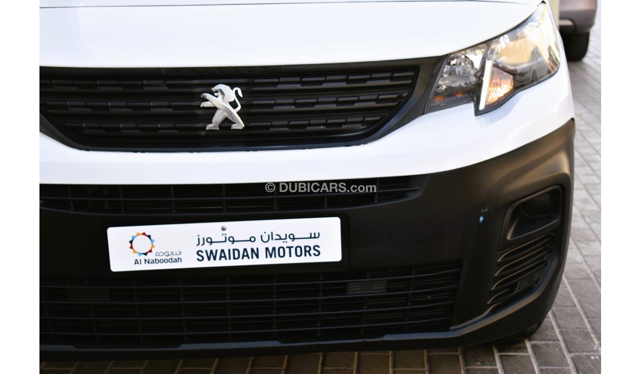 Peugeot Partner AED 719 PM | 1.6L MT VAN GCC AGENCY WARRANTY