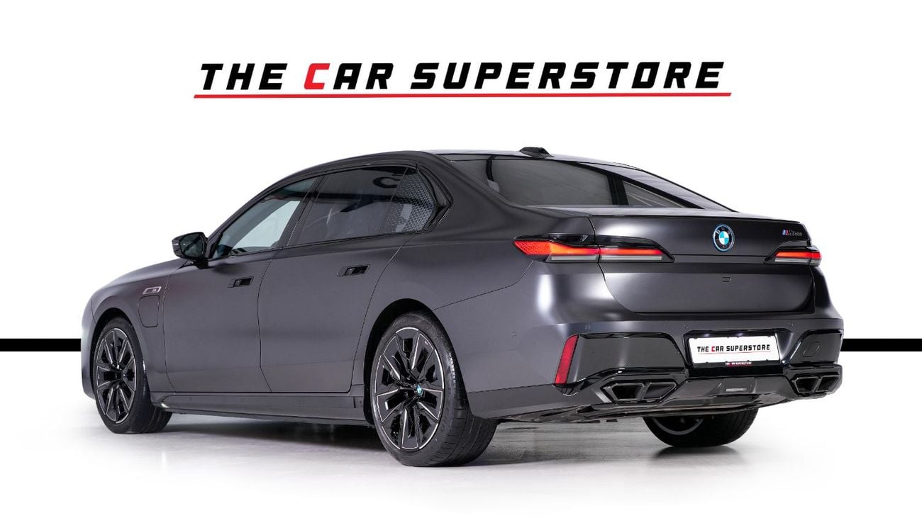 BMW M760e Frozen Black Matt-Special Order-High Specifications-M Sports Package-Rear Executive Lounge