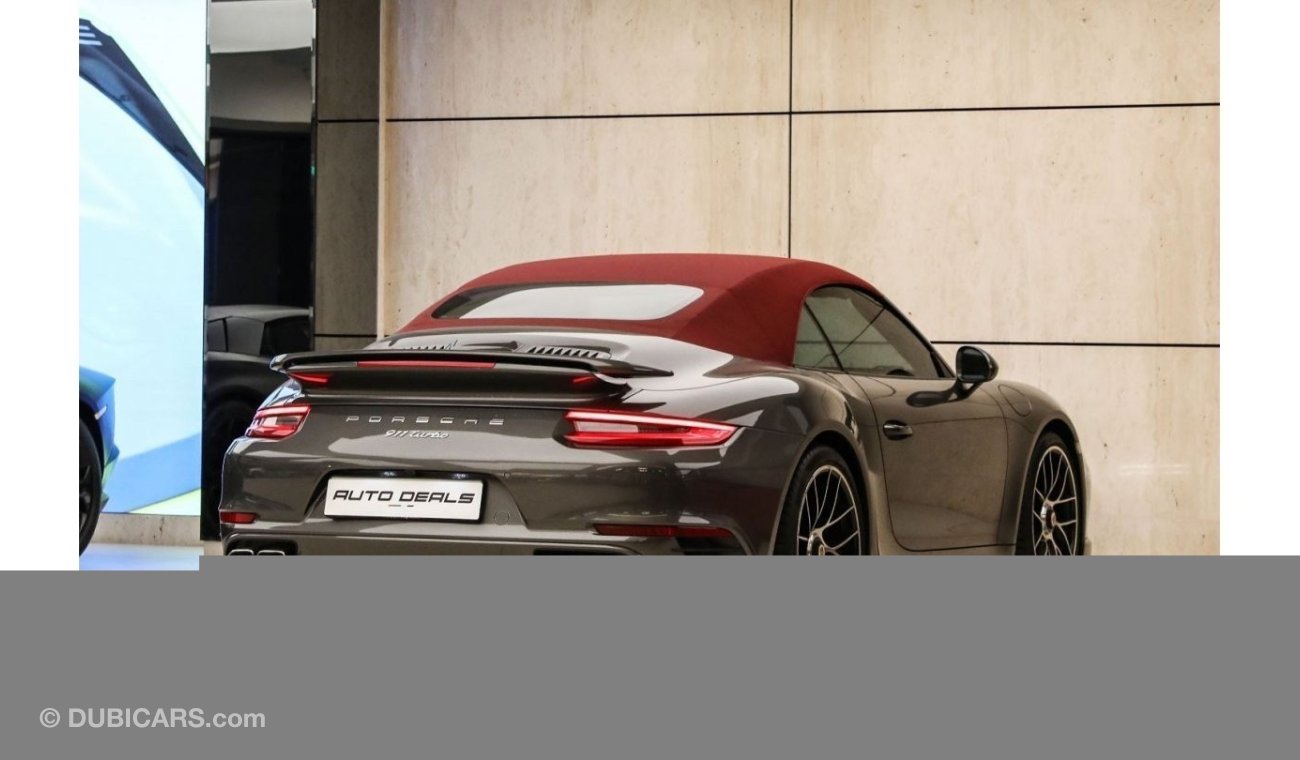 بورش 911 توربو Cabriolet | 2018 - GCC - Under Warranty - Full Service History | 3.8L F6