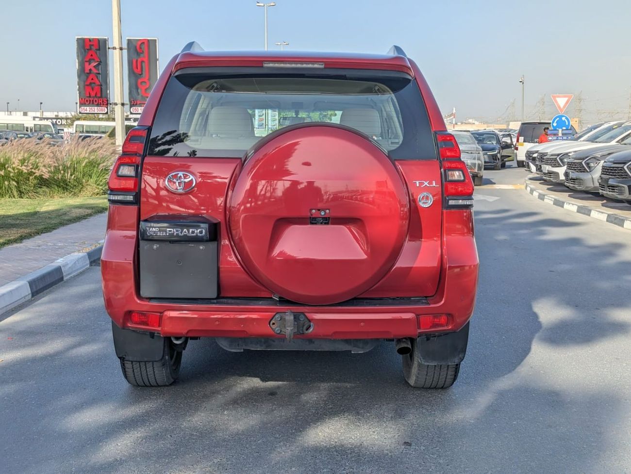 Toyota Prado Toyota Prado TXL red colour LHD