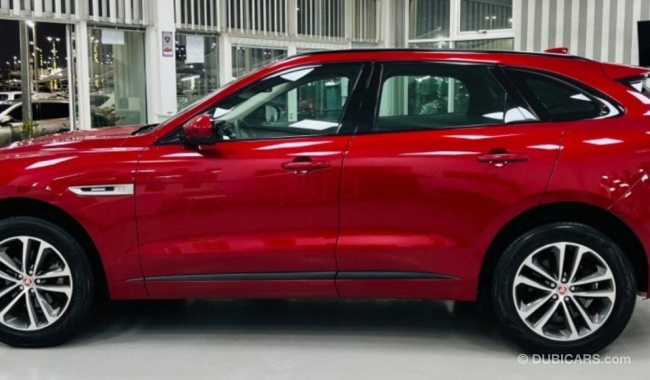 Jaguar F Pace R-Sport GCC .. Warranty .. FSH .. Original Paint .. Perfect Condition