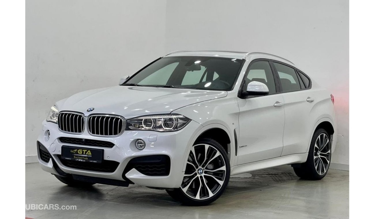 بي أم دبليو X6 2018 BMW X6 50i xDrive M-Sport, October 2025 BMW Service Contract, Low Kms, Warranty, Full Opt, GCC