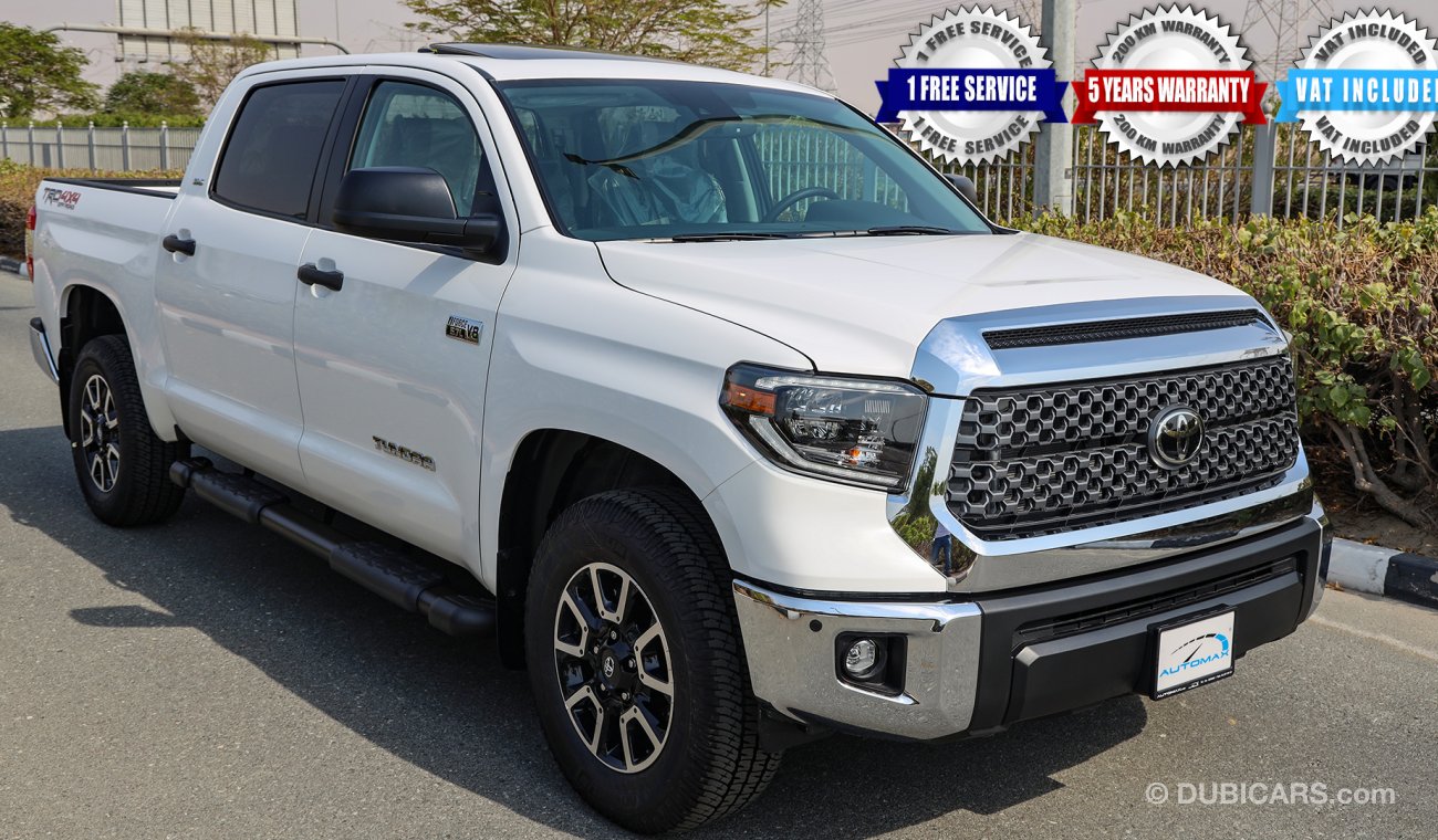 Toyota Tundra Crewmax SR5  0 km 2021 5 Years or 200,000km Warranty from Dynatrade 1 FREE Service