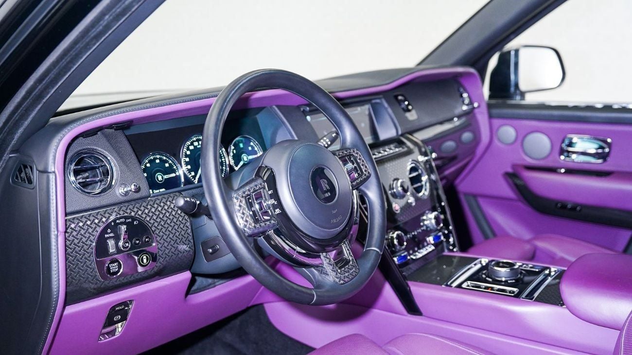 رولز رويس كولينان Special Offer | AED 20,288 PM | Warranty - Service June 2026 | GCC | 2022 Rolls-Royce Cullinan - Bla