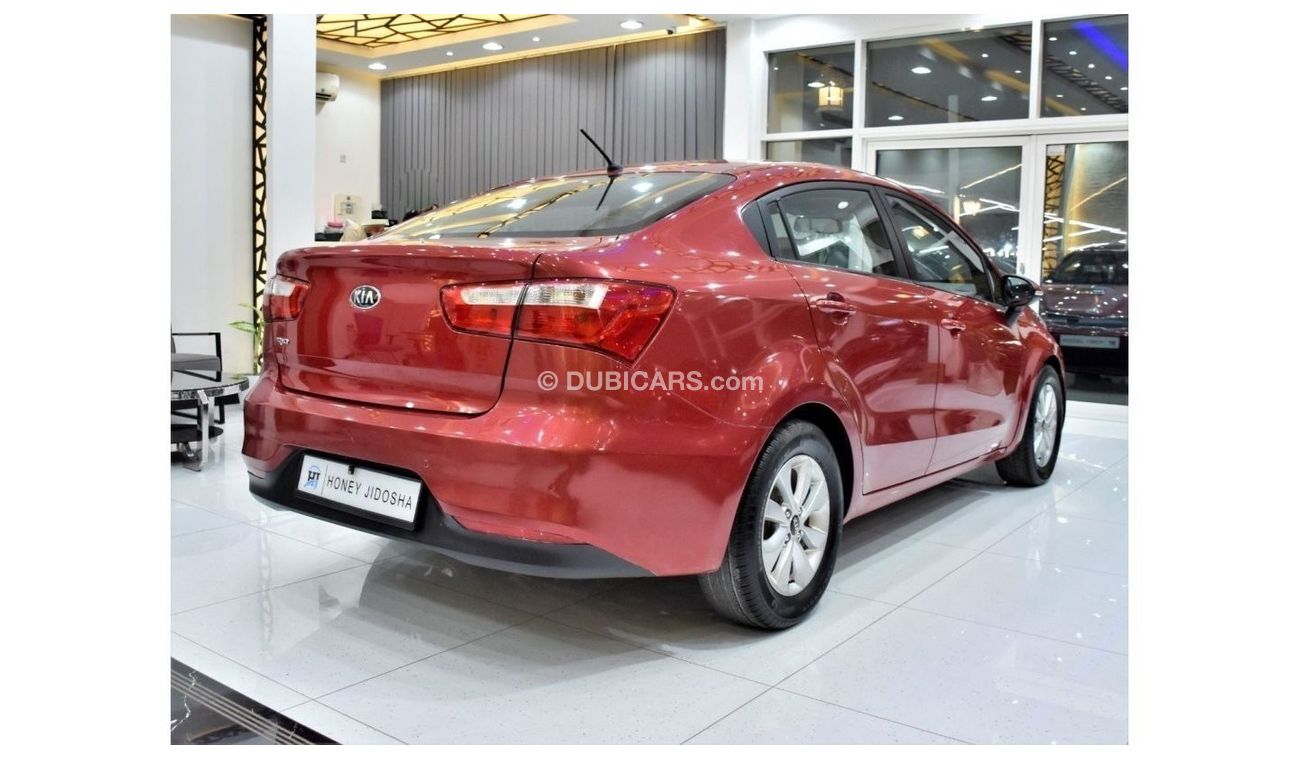 Kia Rio EXCELLENT DEAL for our KIA Rio ( 2016 Model ) in Red Color GCC Specs