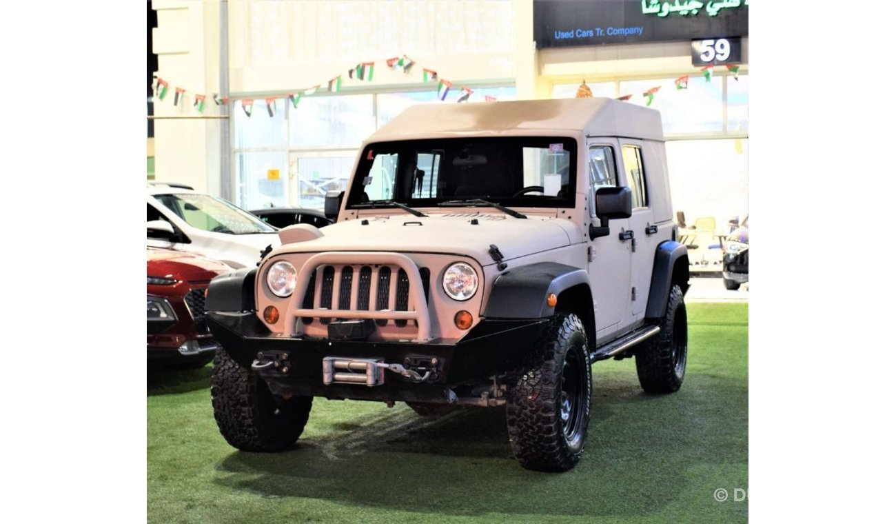 جيب رانجلر ONLY 23000 KM !!! ( DIESEL ) One And Only Jeep Wrangler "ARMY INSPIRED" 2013 Model!! in Desert Brown