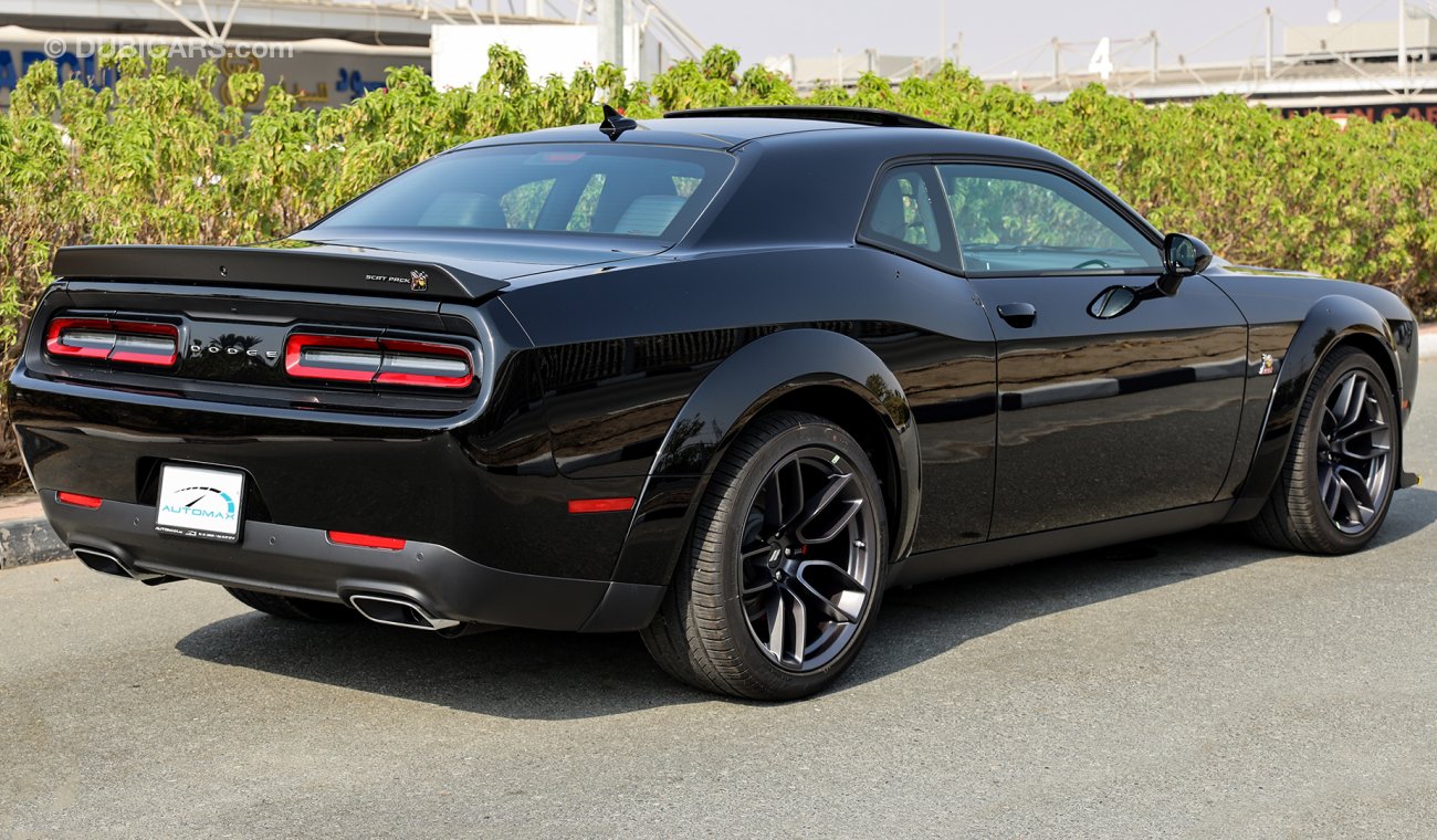 Dodge Challenger 2020 Scatpack, WIDEBODY, Carbon Edition, 6.4 V8 GCC, 0km W/ 3 Yrs or 100K km Warranty