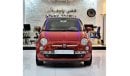 فيات 500 ONLY 52,000KM!! FIAT 500 ( 2016 Model ) in Red Color! GCC Specs