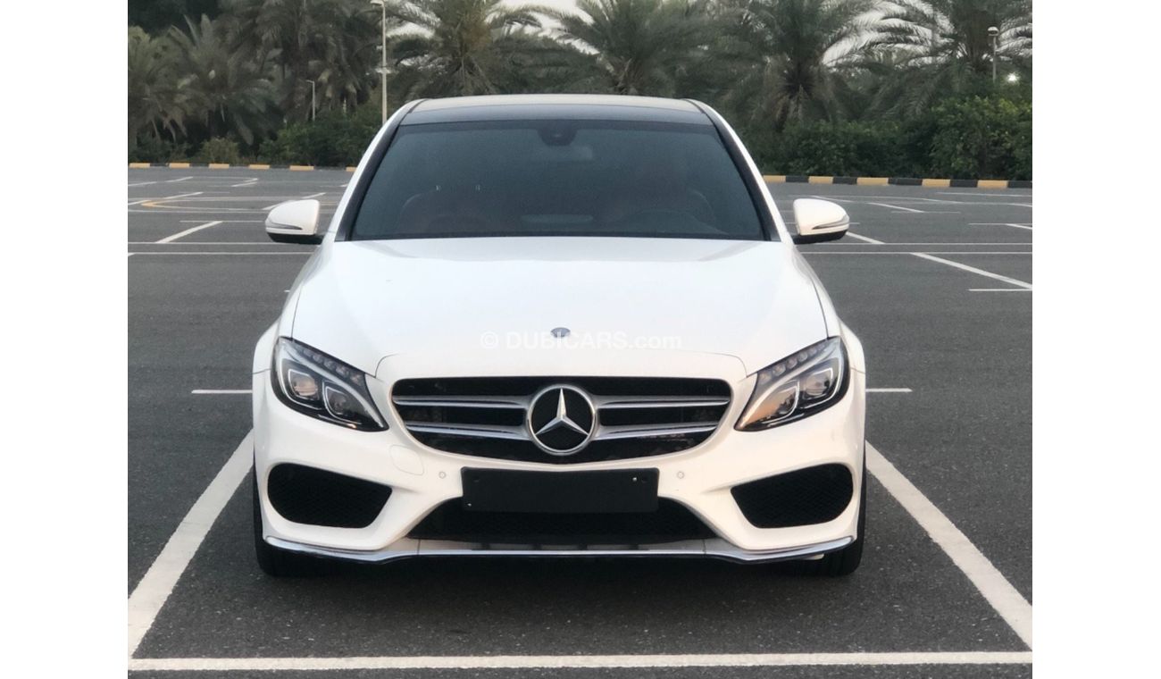 Mercedes-Benz C 200 AMG Pack MODEL 2016 GCC car perfect condition inside and outside low mileage full electric control s