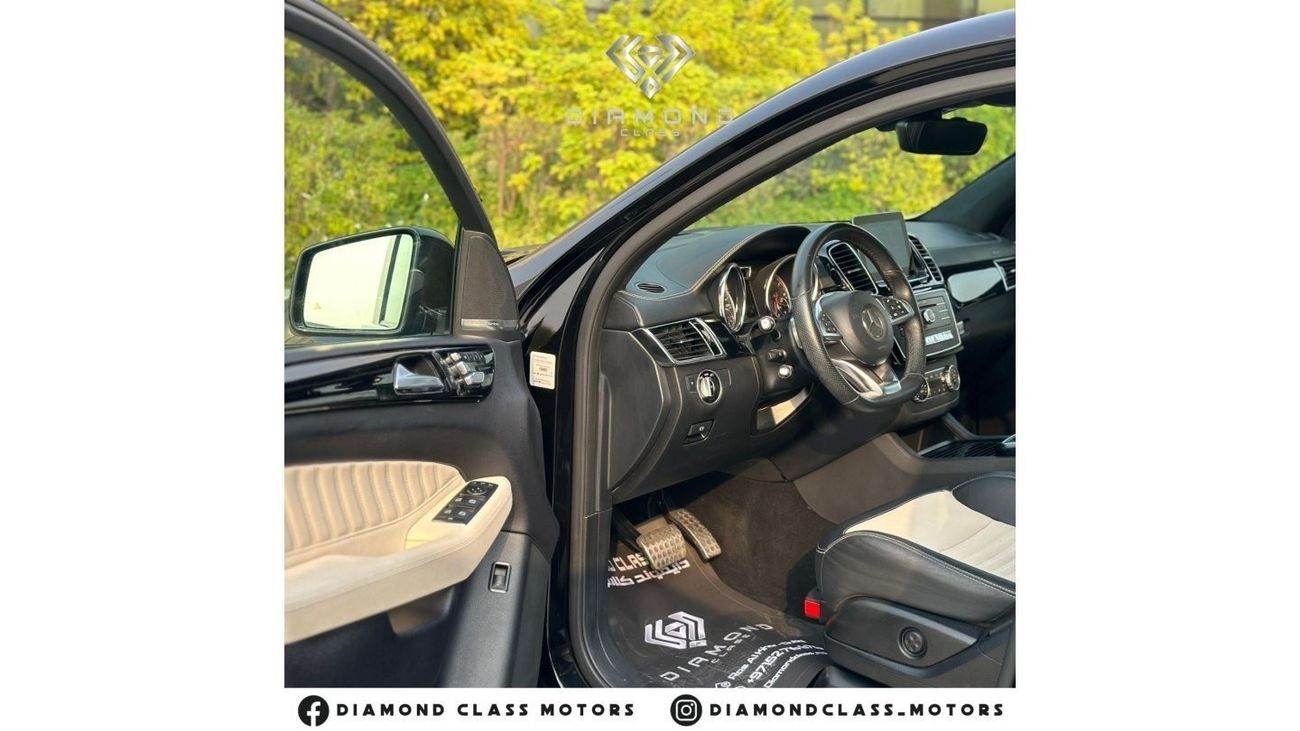 Mercedes-Benz GLE 43 AMG Coupe Mercedes GLE 43 AMG   Black Edition  V6-Biturbo Panoramic  Full Option  GCC 2018 Under Warrant