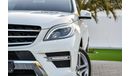 Mercedes-Benz ML 500 AMG - FREE 2 Years Warranty - AED 2,428 per month - 0% Downpayment