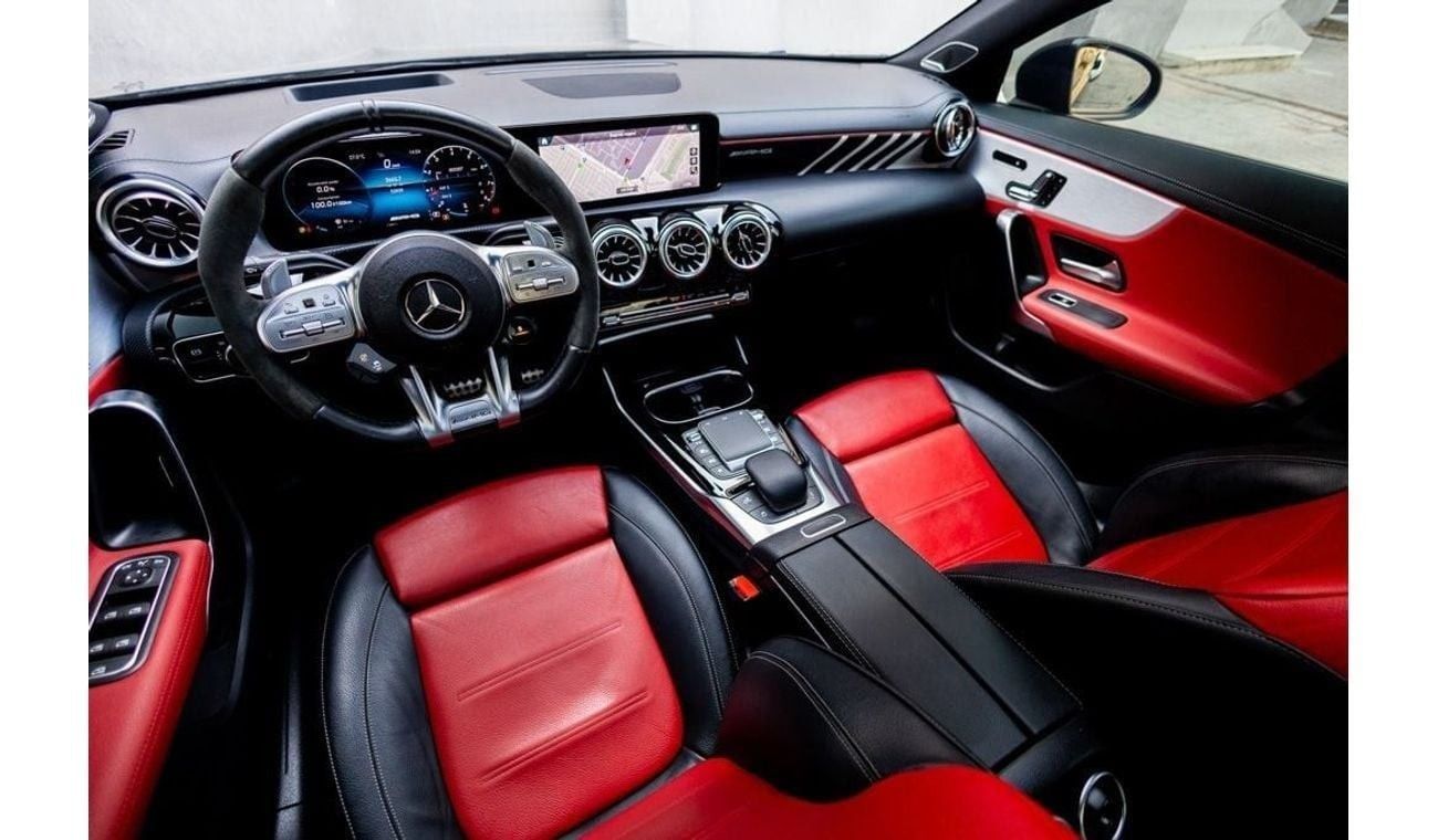 Mercedes-Benz CLA 45 AMG Mercedes-Benz CLA45 AMG S 2021 GCC under Agency Warranty and Service Contract with Flexible Down-Pay