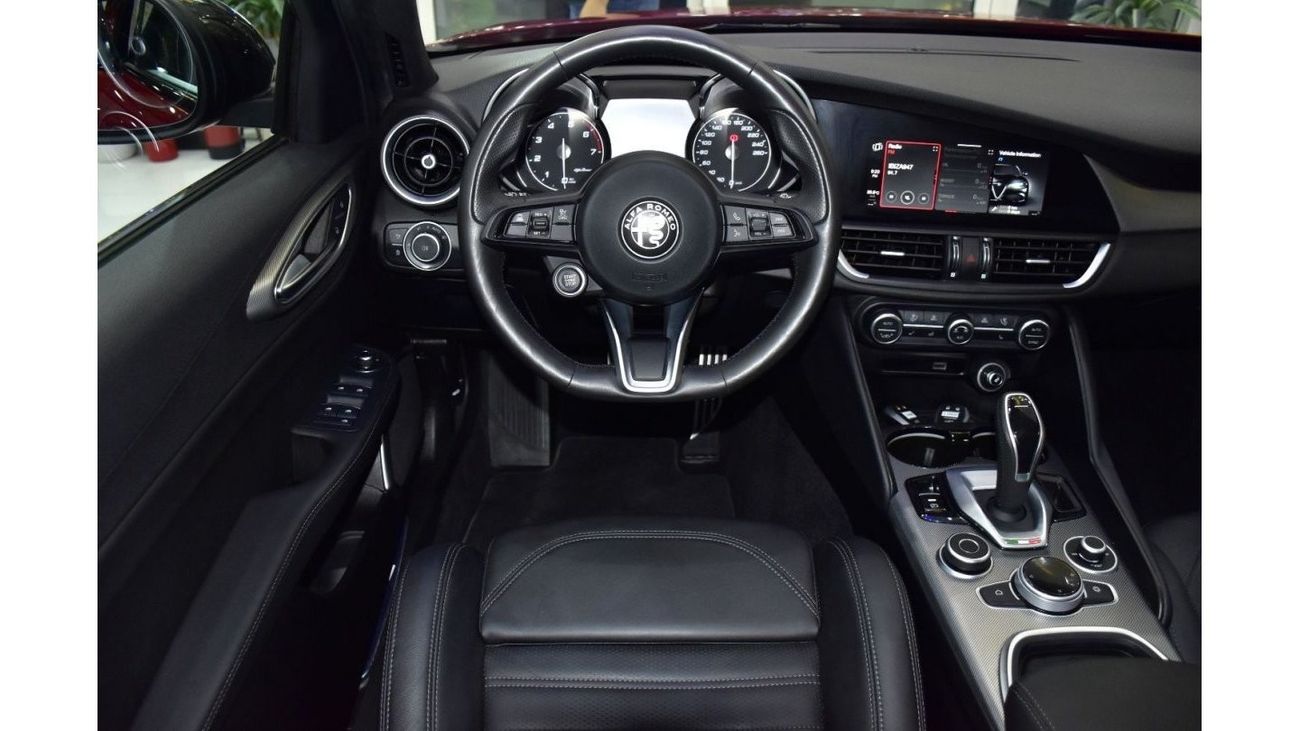 Alfa Romeo Giulia EXCELLENT DEAL for our Alfa Romeo Giulia Q2 Veloce ( 2023 Model ) in Red Color GCC Specs