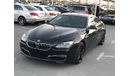 BMW 640i BMW640 MODEL 2015 GCC car perfect condition full option low mileage panoramic roof leather seats nav