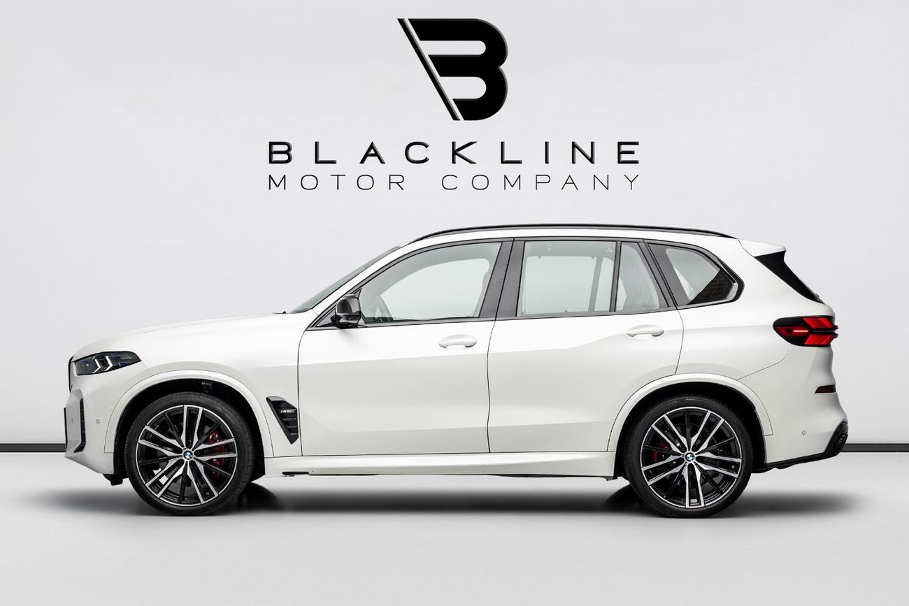 بي أم دبليو X5 M60i XDRIVE BUY NOW, PAY 2027 | THE BLACKLINE STANDARD | September 2029 Warranty + Service Contract,