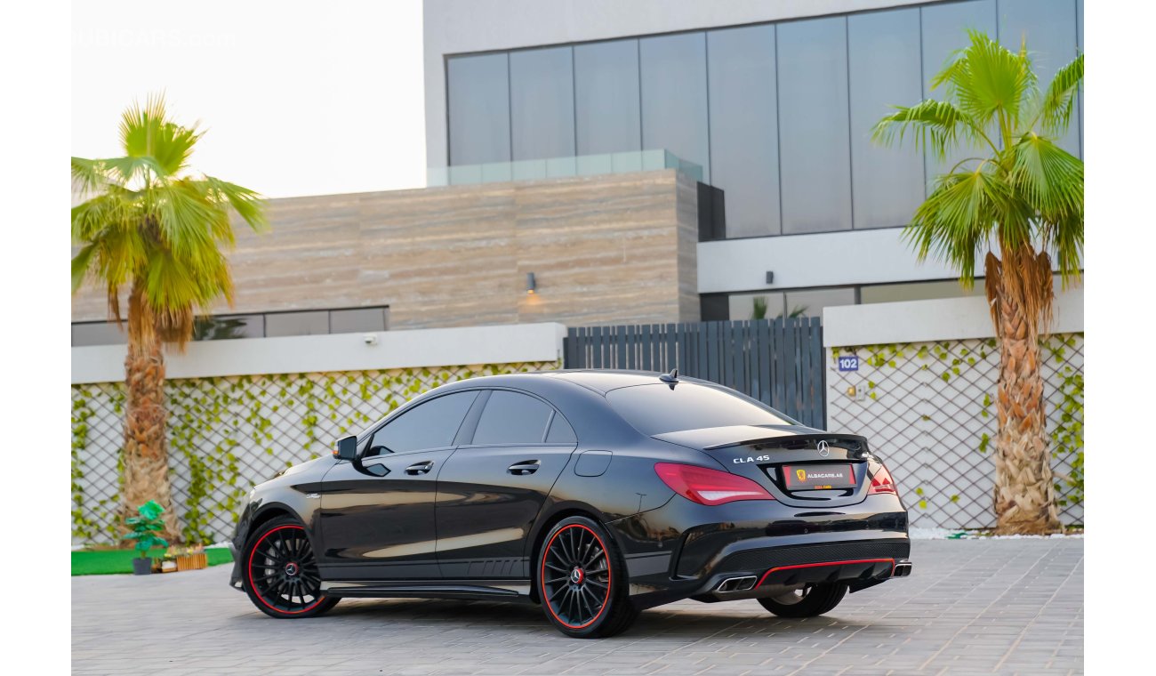 مرسيدس بنز CLA 45 AMG 2,428 P.M | 0% Downpayment | Full Option | Orange Art Edition!