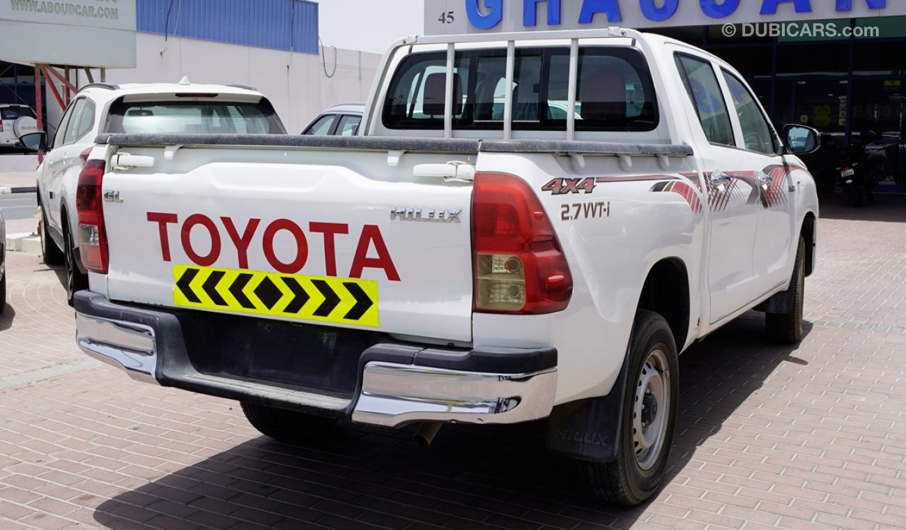 تويوتا هيلوكس Toyota Hilux 2.4L GL 2 Double Cab M/T (4x4) 2016