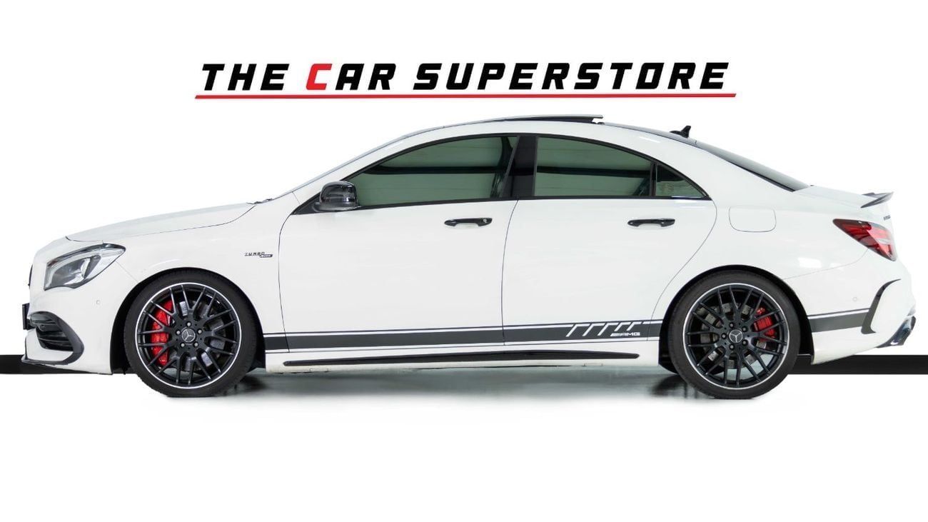 Mercedes-Benz CLA 45 AMG Std 2.0L Low Mileage-Red Accents-Sports Exhaust-AMG Sport Design Rims- Red Calipers