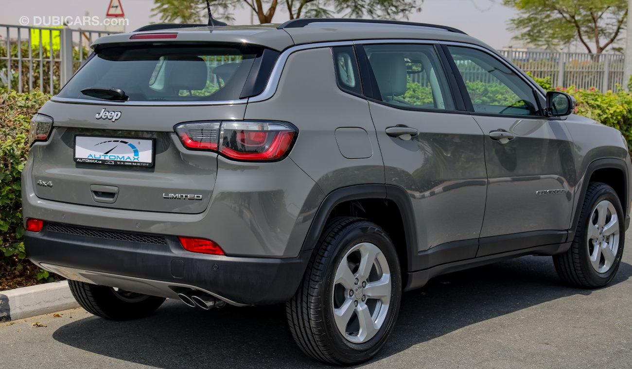 جيب كومباس جيب كومباس ليميتيد V4 2.4L 4x4 خليجية 2019 0Km مع ضمان 3 سنوات أو 100 ألف Km