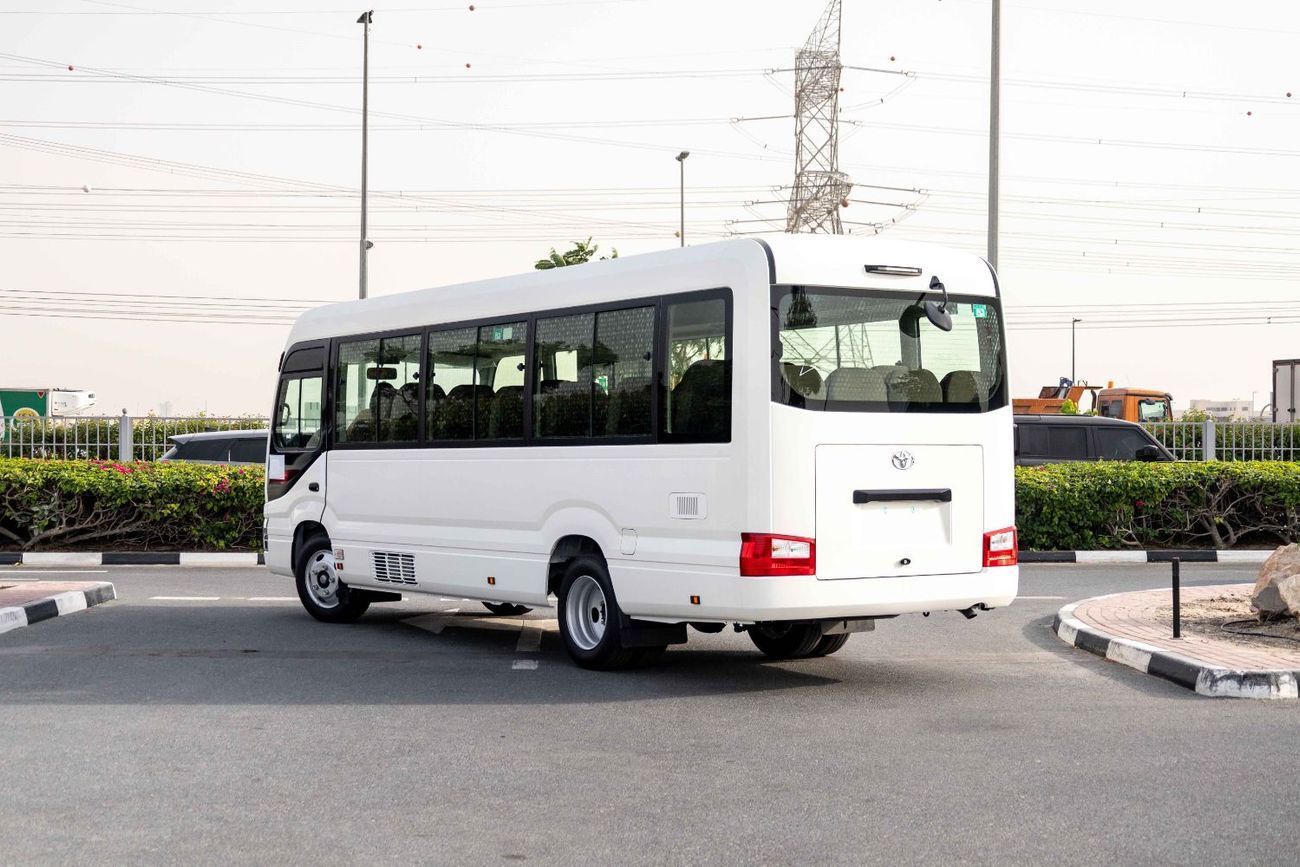 Toyota Coaster  23 Seater 4.2L - White Inside Grey | Export Only