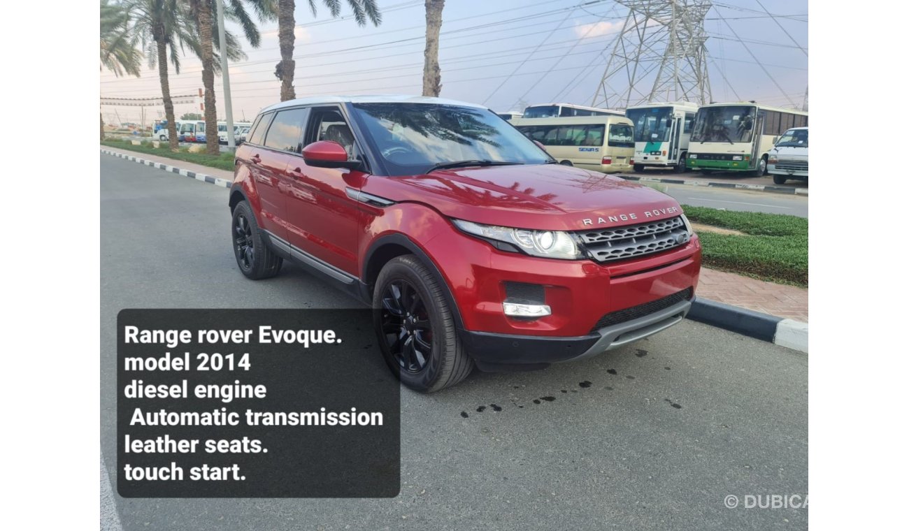 لاند روفر رانج روفر إيفوك RANGE ROVER EVOQUE 2014 RHD DIESEL