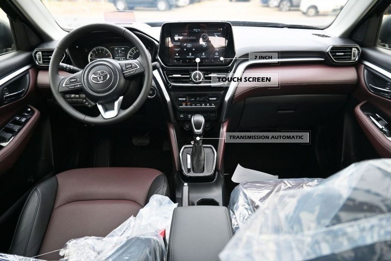 تويوتا أوربان كروزر تويوتا أوربان كروزر 1.5 لتر 4 سلندر موديل 2024 SUV، بنزين، أوتوماتيك أسود من الخارج أسود من الداخل