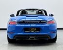 Porsche 718 Boxster Std 2.0L A/T 2024 Porsche 718 Boxster Convertible, June / 2026 Porsche Warranty, Excellent Condition