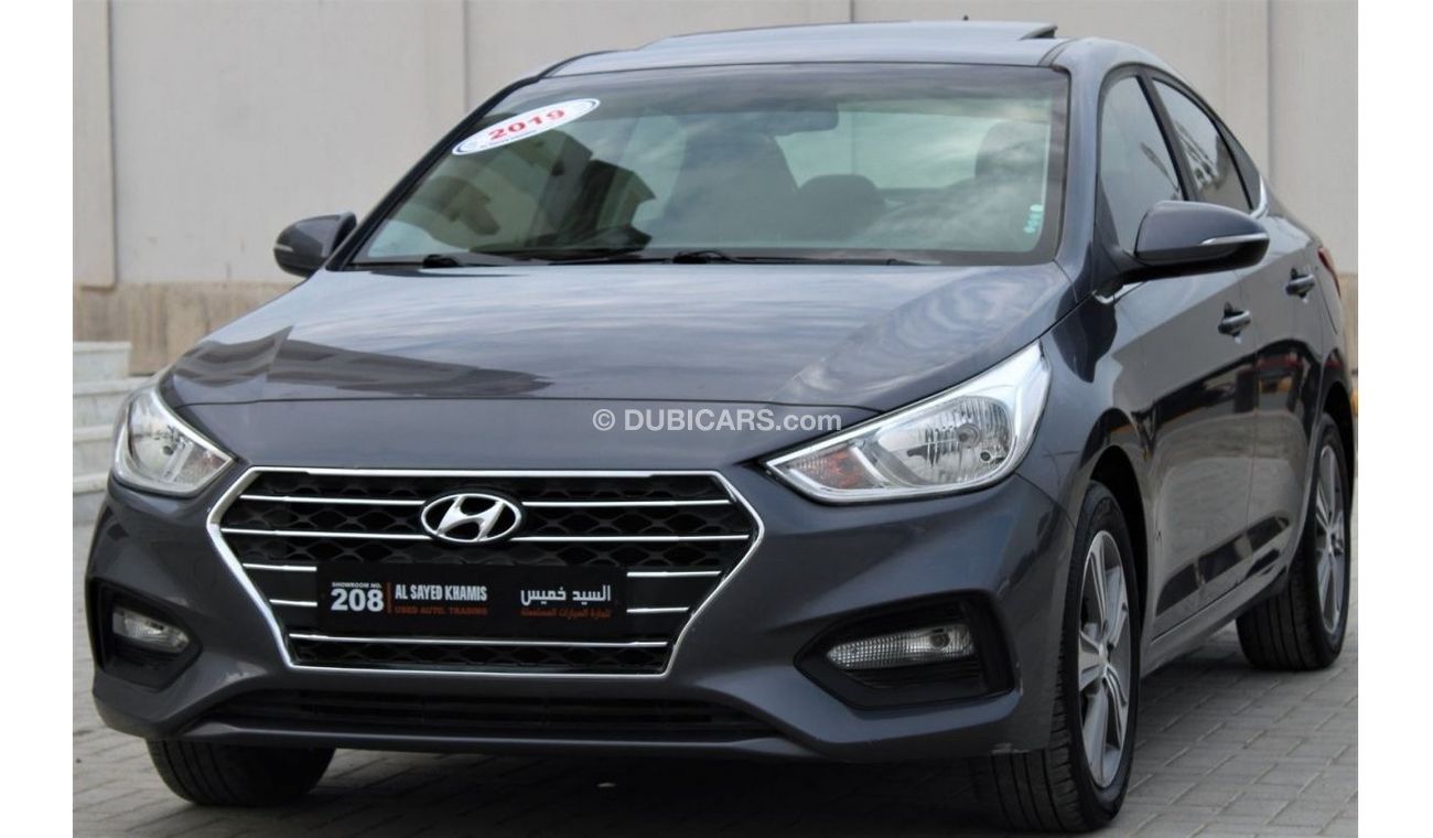 Hyundai Accent Hyundai Accent 2019 GCC No. 1 full option in excellent condition without accidents, very clean from