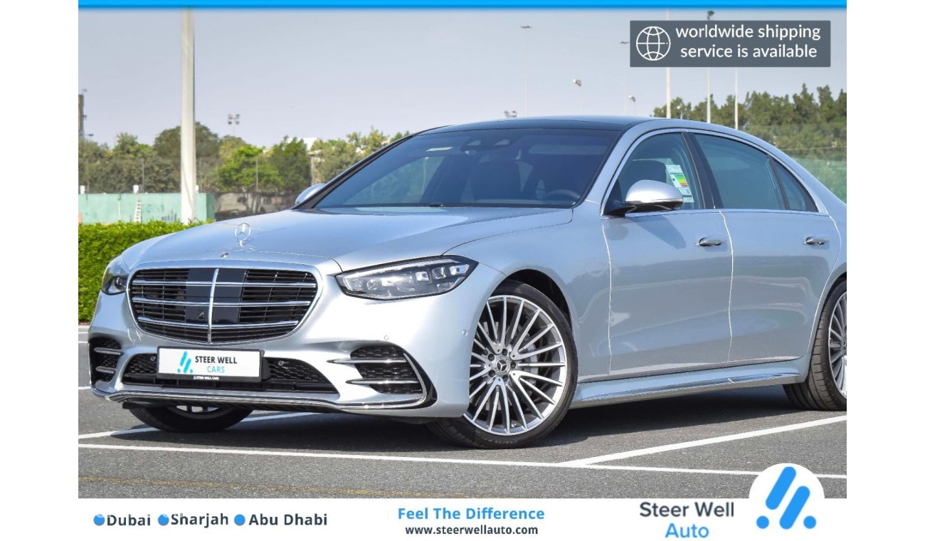 Mercedes-Benz S 450 2021 4M AMG WITH GCC SPECS  5 YEARS WARRANTY AND SERVICE CONTRACT