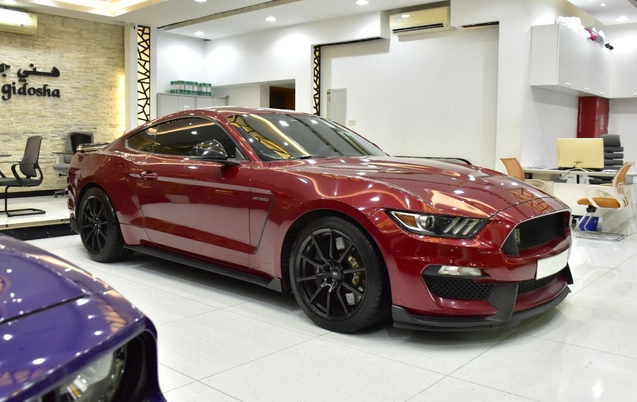 Ford Mustang EXCELLENT DEAL for our Ford Mustang SHELBY GT350 ( 2017 Model ) in Red Color GCC Specs