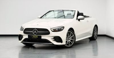 مرسيدس بنز E 450 STD 2021 Mercedes-Benz E450 Cabriolet, 1 Year Unlimited Km Warranty, Excellent Condition