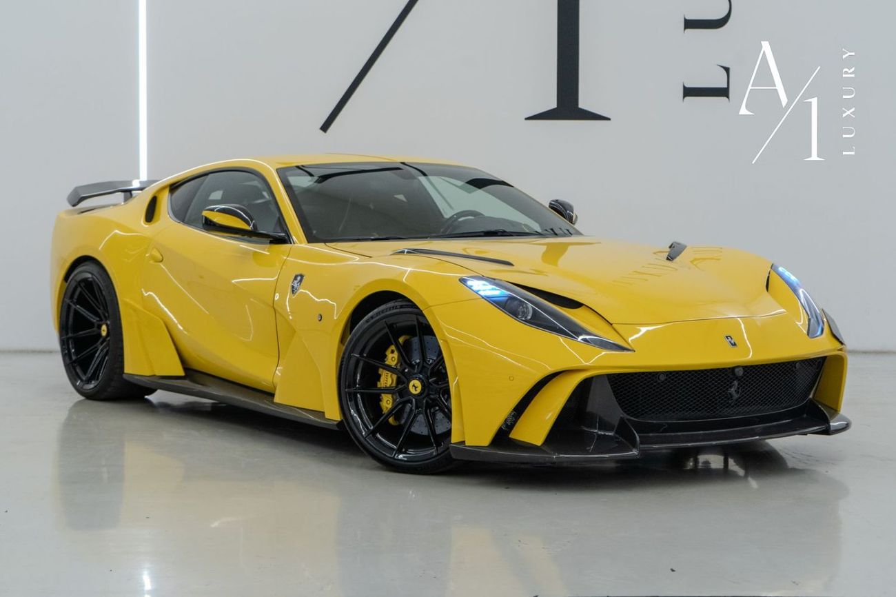 Ferrari 812 Superfast N-LARGO By Novitec 2018 Ferrari 812 SuperFast, N-LARGO By Novitec, 1 of 18 Limited Edition, Giallo M