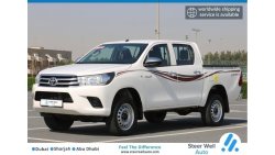 تويوتا هيلوكس GL 2019 | HILUX GL D/C 2.7L - 4X4 - PETROL - M/T WITH GCC SPECS AND EXCELLENT CONDITION