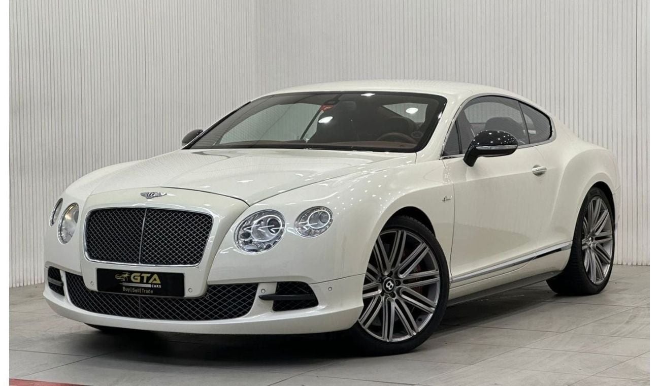 بنتلي كونتيننتال جي تي 2014 Bentley Continental GT Speed W12, Service History, Very Low Kms, GCC