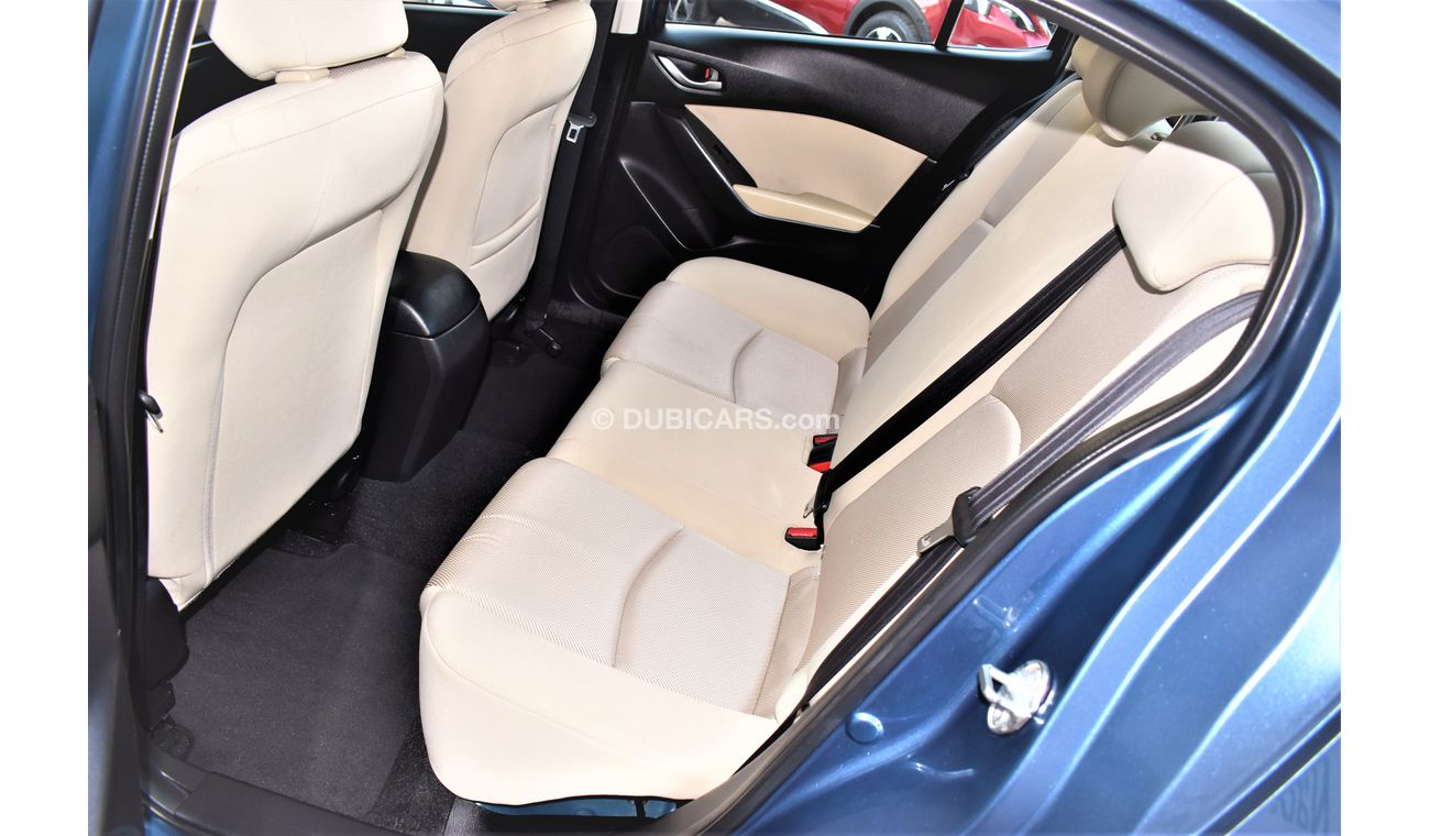 Mazda 3 AED 1076 PM | 1.6L S GRADE GCC DEALER WARRANTY